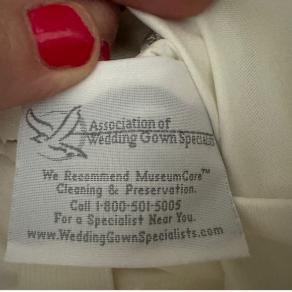 Moonlight Bridal White Embellished Ruched Strapless Dress - Picture 8 of 12